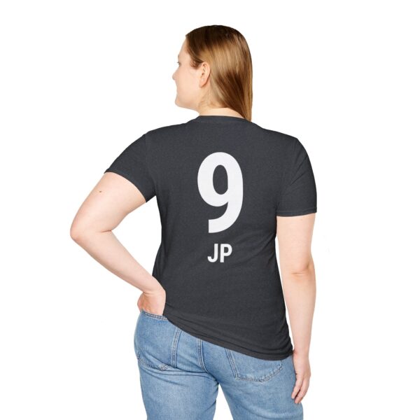 Personalized name and number Soccer Vibes Unisex Softstyle T-Shirt - Image 56