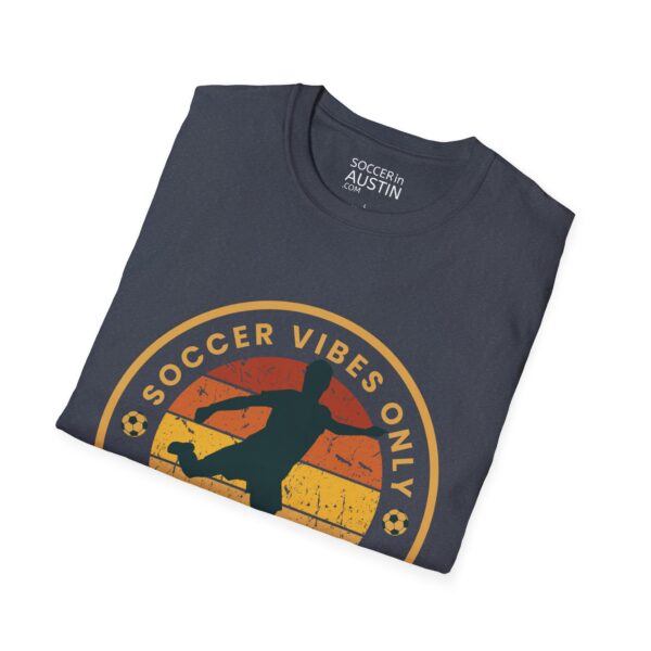 Personalized name and number Soccer Vibes Unisex Softstyle T-Shirt - Image 74