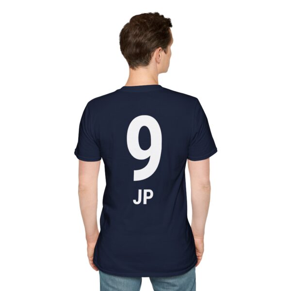 Personalized name and number Soccer Vibes Unisex Softstyle T-Shirt - Image 68