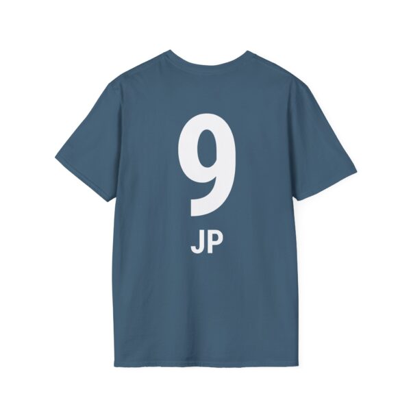 Personalized name and number Soccer Vibes Unisex Softstyle T-Shirt - Image 42