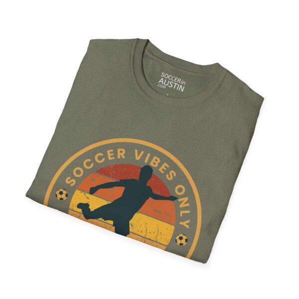 Personalized name and number Soccer Vibes Unisex Softstyle T-Shirt - Image 14