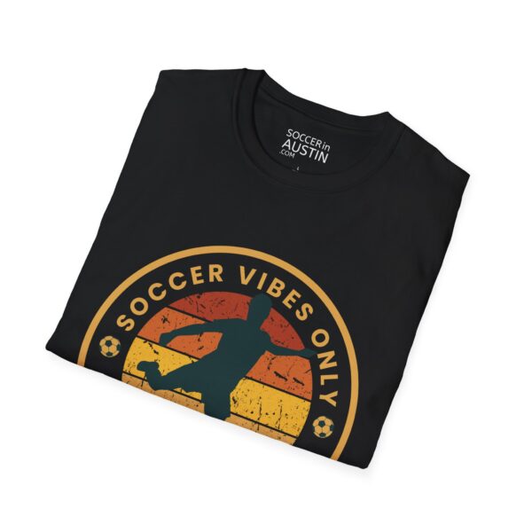 Soccer Vibes Unisex Softstyle T-Shirt - Image 4