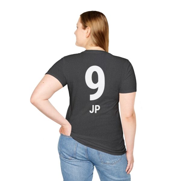 Personalized name and number Soccer Vibes Unisex Softstyle T-Shirt - Image 36