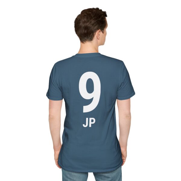 Personalized name and number Soccer Vibes Unisex Softstyle T-Shirt - Image 48