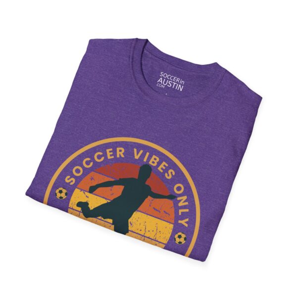 Personalized name and number Soccer Vibes Unisex Softstyle T-Shirt - Image 84