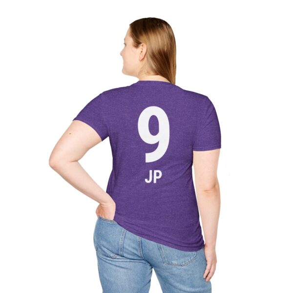 Personalized name and number Soccer Vibes Unisex Softstyle T-Shirt - Image 86