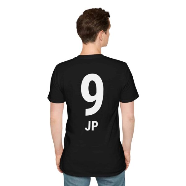 Personalized name and number Soccer Vibes Unisex Softstyle T-Shirt - Image 5