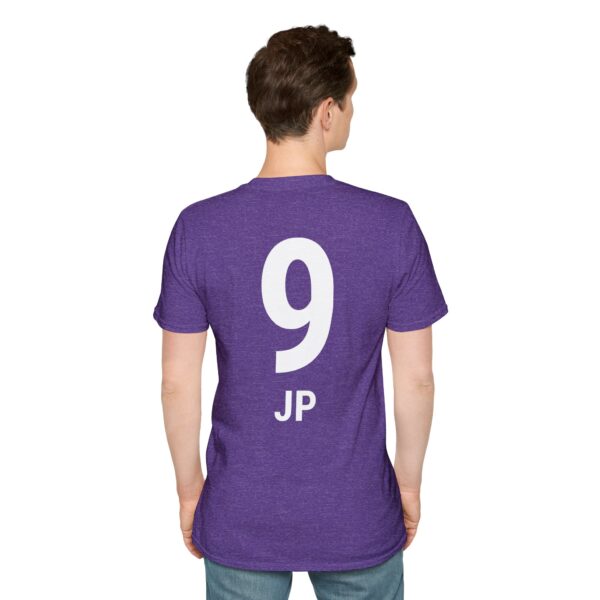 Personalized name and number Soccer Vibes Unisex Softstyle T-Shirt - Image 88