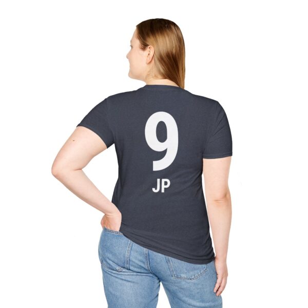 Personalized name and number Soccer Vibes Unisex Softstyle T-Shirt - Image 76