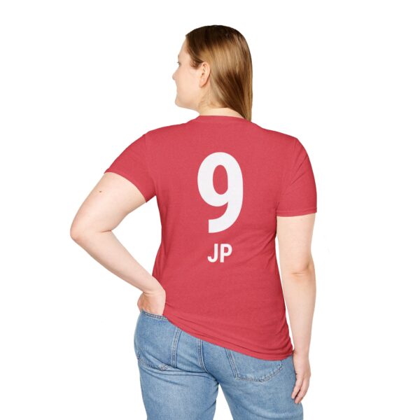 Personalized name and number Soccer Vibes Unisex Softstyle T-Shirt - Image 106