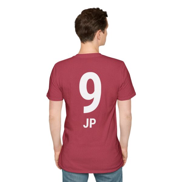 Personalized name and number Soccer Vibes Unisex Softstyle T-Shirt - Image 118