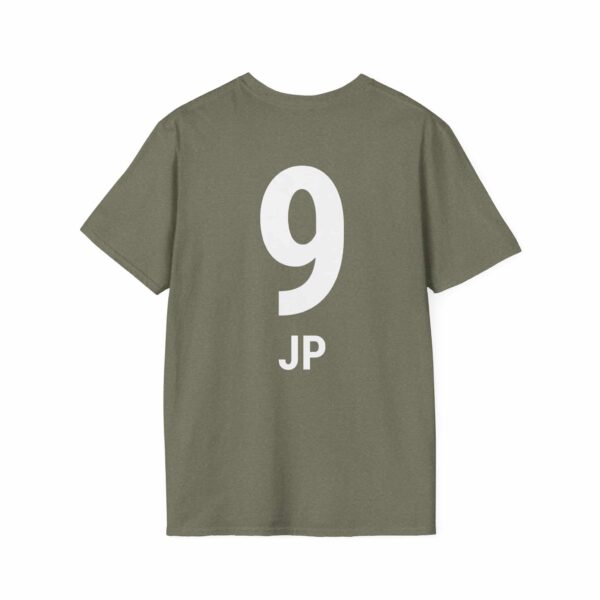 Personalized name and number Soccer Vibes Unisex Softstyle T-Shirt - Image 12